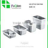 Restaurant Hotel Supplies Full Size American Style Metal Stainless steel gn pan Hotel food pan