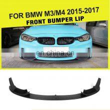 F82 M4 Bumper Carbon Fiber Front Lip Splitters for BMW M4 M3 14-17 thumbnail-2