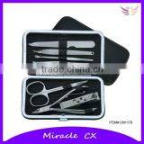 Black pu Pouch Manicure Set Tool Kit
