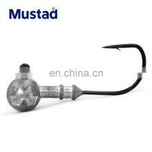 3g 5g 7g 10g Round Lead Head Barbed Single Hooks Bass Hard Metal Jigs Fishing Tackles Lures thumbnail-1