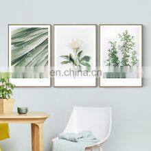 Green Botanical Plant Wall Art Minimalist Painting Set of 4/6 Plant Wood Wall Decor Pictures 8