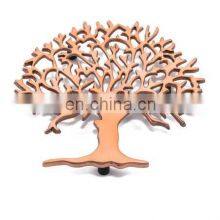 Деревянный подставка для посуды в виде дерева