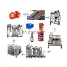 Commercial Tomato Paste Ketchup Making Production Line Tomato Puree Processing Machine