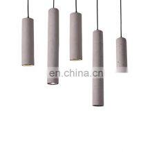 Modern Simple LED Hanging Light Industrial Long Tube Lamp For Hotel Restaurant Home Nordic Ceiling Pendant Lamps thumbnail-1