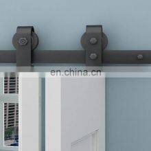Heavy Duty Side Mounted Black Roller Folding Barn Sliding Door Hardware thumbnail-3