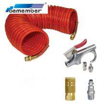 Pneumatic Spring PU Air Brake Hose High Pressure Spiral Trailer Air Brake Coil Hose With Blow Gun thumbnail-3