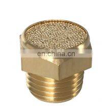 Pneumatic Fitting Brass Flat Head Silencer /Muffler