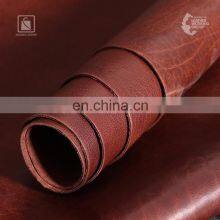 Soft Temper and Vintage Look Stone Polished Surface Full Grain Vegetable Tanned Genuine Buffalo Leather thumbnail-5