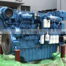 Genuine 12 Cylinder 4 Stroke 1300hp 12M33C1300-15 Weichai Marine Diesel Engine thumbnail-4