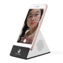 3 In 1 Mobile Partner LED Logo Customization Phone Holder Bluetooth Speaker Wireless Charger thumbnail-3
