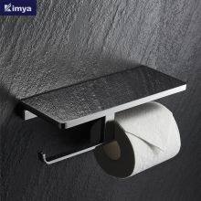 Double Paper Holder 304 Stainless Steel Toilet Paper Shelf Washroom Paper Box Model 8009B thumbnail-3