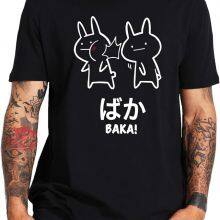 Men Women Funny Graphic Tee Japanese Anime T Shirt Custom Design Your Own Logo