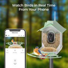 Outdoor AI Smart Bird Feeder Camera 2.0MP IP65 Waterproof IP Bullet Style Night Vision and WiFi Features Recognizes Bird Species thumbnail-3