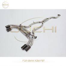 304 Stainless Steel Cat-Back Exhaust System for BMW M8 F91 F92/ X3 Upgrade X3M/ X3M F97/X5 M60I Performance Exhaust Electronic Valve With Tips thumbnail-4