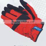 RS SAFETY 2015 New Safety Gloves in Red Microfiber and Protective Gardening Glove thumbnail-1