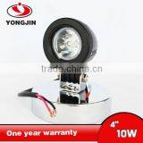 Round 10W LED Work Light 2 Inch 10 Watt Black LED Mini Auxiliary Work Light For Motorcycle Car 4X4 Offroad