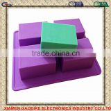 4 Cavities Homade Silicone Soap Mould