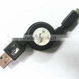 Factory Wholesale Colorful Retractable v8 Cable