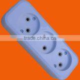 Europe Style 2 Round Pin Extension Power Socket (E8003)
