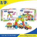 Pink Pig Cartoon DIY Magnetic Block Toy for Fun thumbnail-2