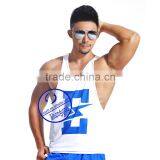 Custom 100% Polyester Men's Tank Tops Gym Stringer y Back Tank Top Men Wholesale thumbnail-3