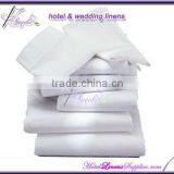Cotton Hospital Bed Linen , Cheap Hospital Bed Linen Made of 200TC White Plain Percale Fabric thumbnail-1