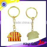 2015 Hot Selling World Cup Polo Shirt Shape Metal Keychain