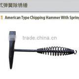 American Type Chipping Hammer With Spring Handle