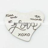 2016 Trendy Heart Shape Love Stainless Steel Living Memory Locket Plates thumbnail-2