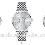 Top Quality Wrist Business Stainless Steel Metal Mens Watches thumbnail-6