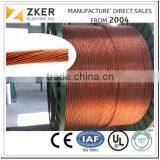 Copper Earthing Round Wire, Copper Covered Steel Wires, Copper Clad Steel Wire thumbnail-1