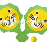 TA820 Animal Shaped Wood Beach Racket