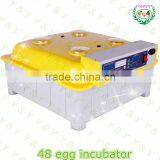 JANOEL Series Full Automatic mini egg incubator /48 eggs brooder use chicken egg incubator for sale