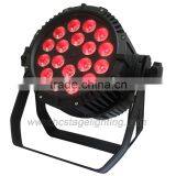 2016 hot sale 18x10w RGBW 4 IN 1 waterproof led par light