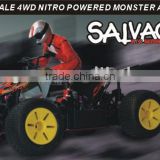 1/10th scale nitro powered monster ATV