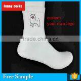 2016 Hot Sale Custom Embroidery Logo Anklet Socks thumbnail-2