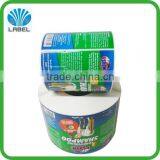 Waterproof Adhesive Green Color Logo Sticker With Durable Feature