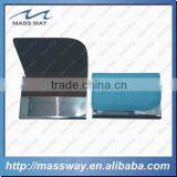 Customized Metal Blue Leather Busines ID Card Holder