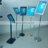 Hot! Metal Pole Stand A4 Stand for Advertising Poster Stand Metal Menu Stand thumbnail-1