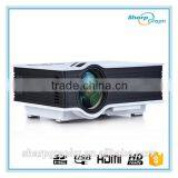 China Hot Selling 800 Lumens Mini Outdoor Full HD LED 3D Projector UC40+ Portable Home Theater