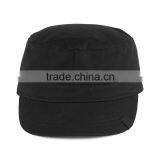 Promotional Wholesale Hot Sale Fashion High Quality Flat Top Custom Design Your Own Logo Blank Military Cap Hat Quality Choice thumbnail-4