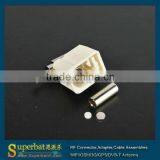 Fakra Standard Code "B" Crimp Jack Right Angle White /9001 Radio With Phantom thumbnail-1