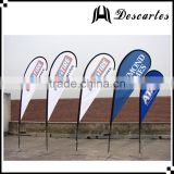 Double-side printing beach flags/outdoor promotional teardrop banners for sale
