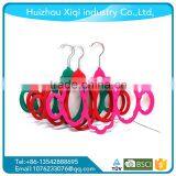 Rose Flower Shape Velvet Flocked Scarf cc thumbnail-6