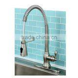Brushed Nickel Commercial Style Pre Rinse Kitchen Faucet 5858-BN thumbnail-1