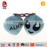 Custom Made Toys Emoji Stuffed Plsuh Toys With Plastic Hooks thumbnail-3