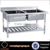 Double Bowl Small Square Kitchen Stainless Steel Sink thumbnail-1