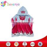 100% Cotton Reactive Print Cartoon Image Hooded Towel thumbnail-1