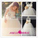 KE230 Newest beautiful ball gown flower girl dresses in patterns for wedding 2015