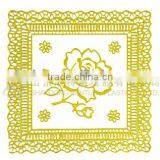 PVC DOILY-LX-2312A Table Mat 12X12CM